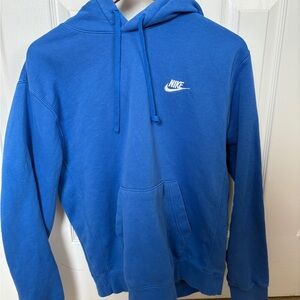 Nike Men's Vibrant Blue Hoodie
